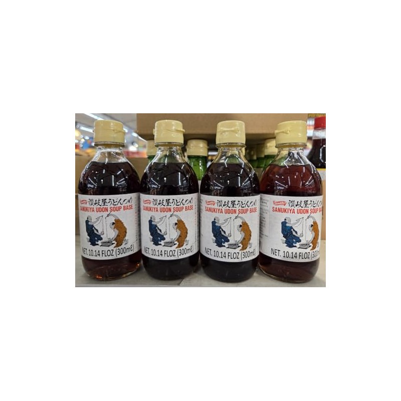 Sanukiya Udon Soup Base 10.14fl oz 300ml (Four Bottles)