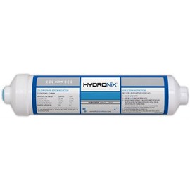 Hydronix ICF-10Q Inline Coconut Carbon Water Filter (1/4" Quick Connect)-- (Package Of 2)