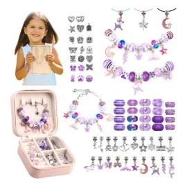 Kit Para Hacer Pulseras, Suministros Para Hacer Joyas,violet