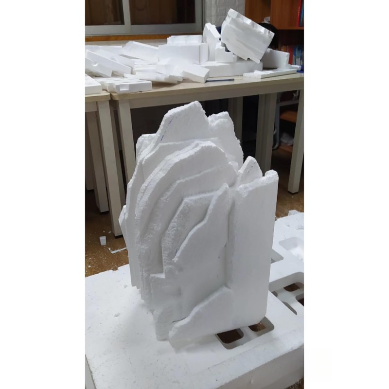 Crafare Craft Foam Blocks Large 17X11X7inch Polystyrene EPS Foam Blocks