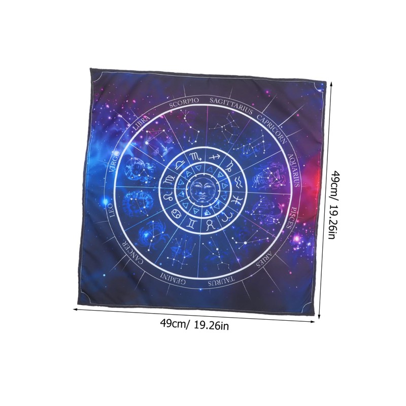 VICASKY Delicate Tarot Tablecloth Multipurpose Desk Cloth for Divination Games