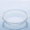 FEOOWV 1 Pack Round Glass Pie Pans for Baking Round