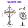 Gyroscope Toy, Colorful Metal Anti Gravity Spinning Fingertip Gyroscope Balance