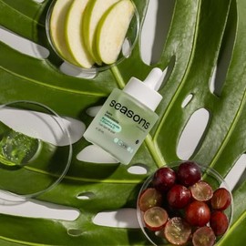 Seasons Love Your Skin - Suero Facial Antioxidante e Iluminador Manzana Verde  Vitamina C (30 ml)  Serum Facial Lero con cido Hialurnico, Aclara...   