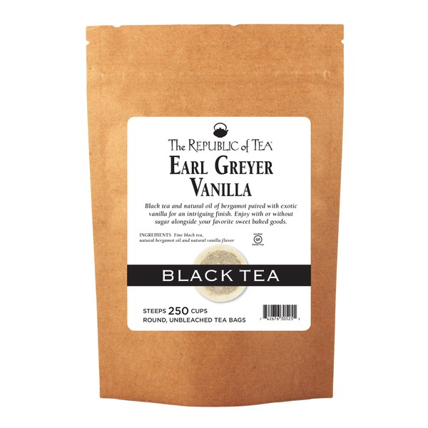 The Republic of Tea Earl Greyer Vanilla, 250 Tea Bags