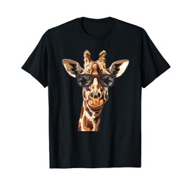 Giraffe Sunglasses T-Shirt