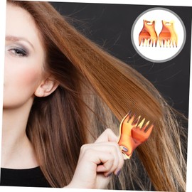 WOONEKY 2pcs Wide Tooth Salon Oil Hair Comb for Men Professional Hairdressing Brush for Daily Styling Comfortable Grip Reduces Breakage Suitable for All Hair Types