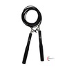 Adjustable Aluminium Handles Speed Jump Rope (Negro)