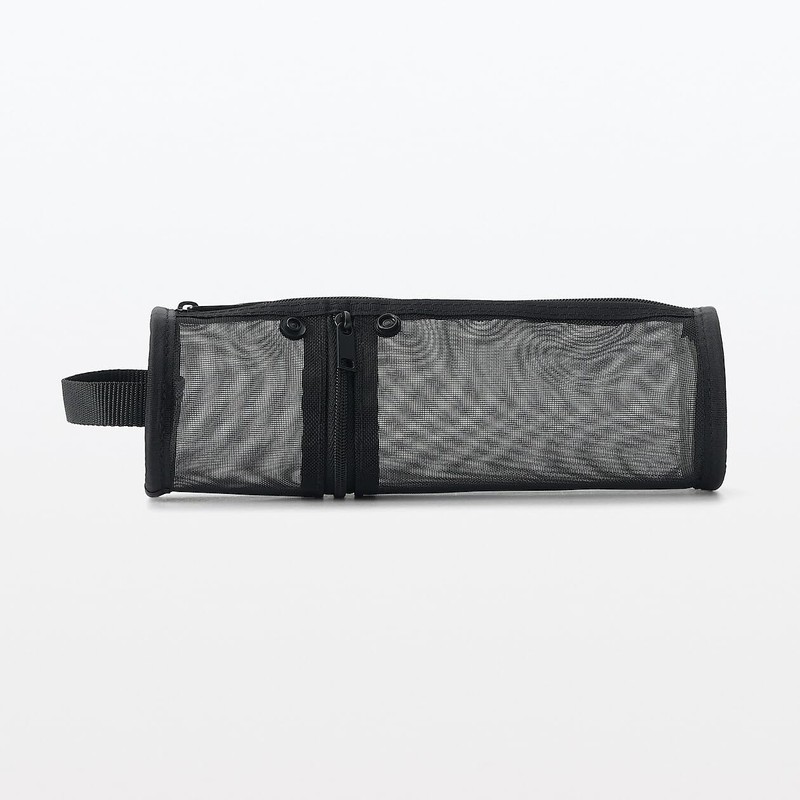 MUJI NDG47A3A Nylon Mesh Pencil Case That Can Be Used