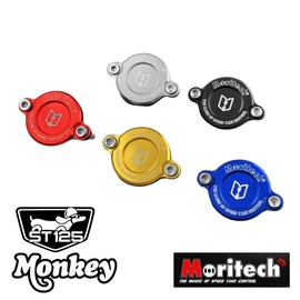 MORITECH Honda Monkey 125 (5 Speed) Ducks 125 Oil Filter Cap OIL FILTER CAP HONDA MONKEY 125 DAX125 ST125 JB03 JB04 Molitech (Blue)