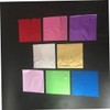 KONTONTY 50pcs 8x8.5cm Foil Leaf Sheets Imitation Leaf Art Foil