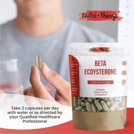 Beta Ecdysterone Capsules | Enhances Muscle Growth & Recovery | 60 Capsules Per Pack