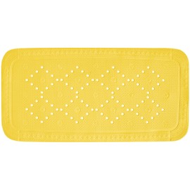 Spirella 71 x 36 Yellow Alaska Collection Shower Mat, PVC
