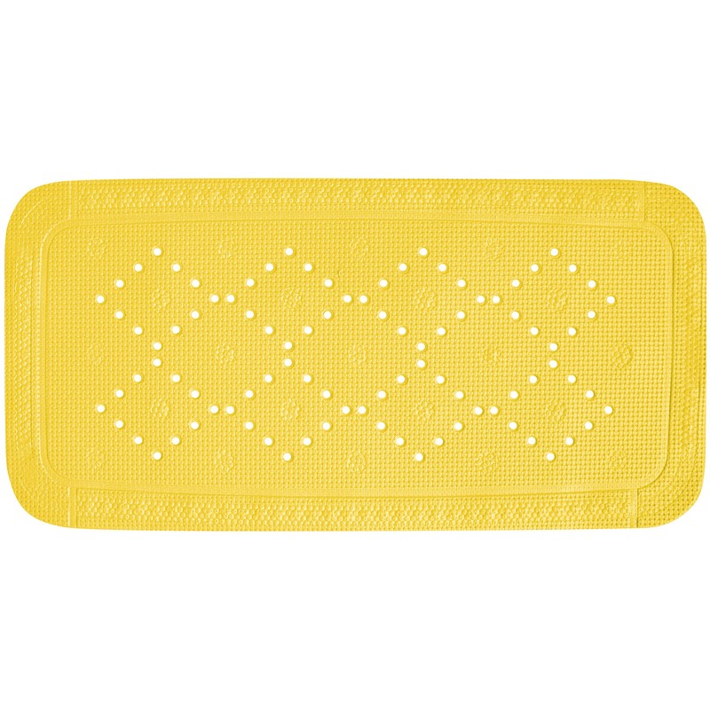 Spirella 71 x 36 Yellow Alaska Collection Shower Mat, PVC