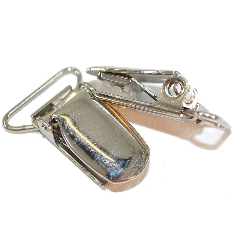Holdup Silver - Abrazaderas patentadas de repuesto antideslizantes, plateado, 1