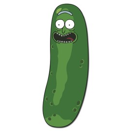 Rick Turned into a Pickle - Printed Vinyl Decal Sticker