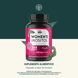 Inositol Life360+ Womens Inositol 360 Cápsulas Suplemento Alimenticio
