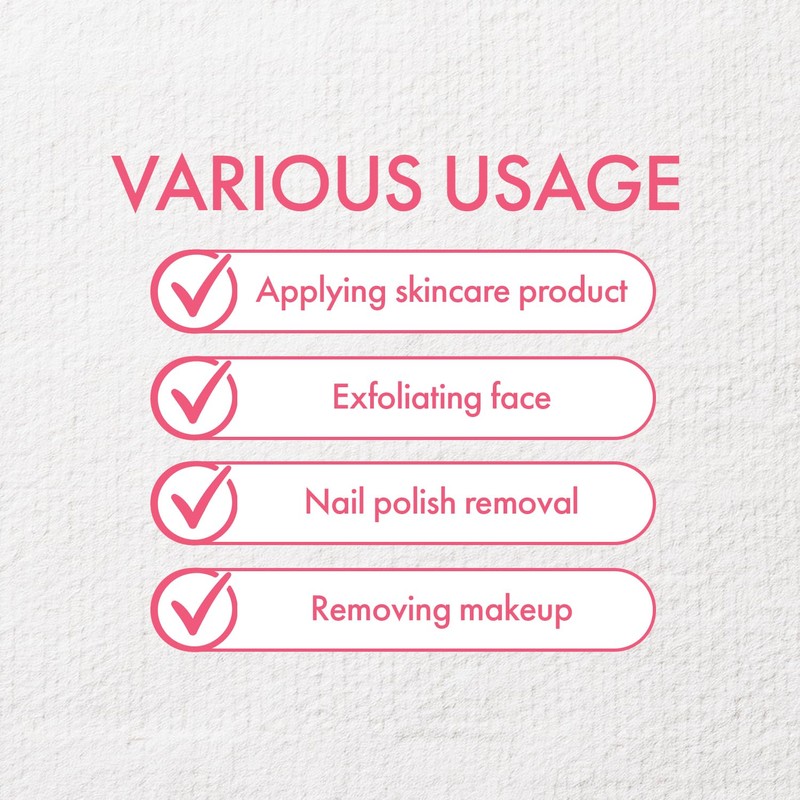 Intrinsics Petite Silken Wipes – 2"x2" 4-Ply Lint-Free Cotton Pads