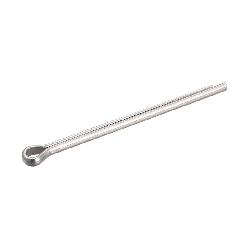 sourcing map Split Cotter Pin, 3mm x 60mm Stainless Steel