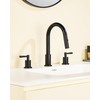 FELIXBATH Bathroom Faucet with Sprayer, Matte Black Bathroom Faucet 3