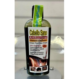 Cabello Sano ANTIBACTERIAL Shampoo Anti Dandruff Psoriasis Caspa 8 oz.