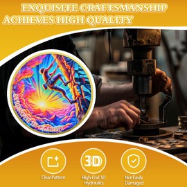 Rock Climbing Sobriety Coin, Strength in Clarity AA Medallion - Inspirational Recovery Chip with Token Capsule - Alcoholics Anonymou Sobriety Gifts for Men Women