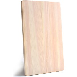 YAMASAN KYOTO UJI Japanese Hinoki Cutting Board - Medium- Natural Cypress Wood Cutting Board, Kitchen Chopping Board, High Durability, Made in Japan (15.35×8.66×0.59 inch) (Medium)