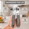 Marshland Tin Opener UK - Stainless Steel Soft Handled Manual-Magnetic