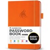 Clever Fox Password Book with alphabetical tabs. Internet Address Organizer