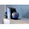 TROIKA Bookends Metal Bookends Diameter 13 cm Magnetically Balanced Globes