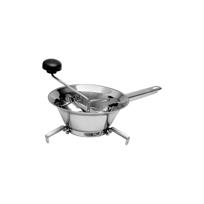 Home Trio Vegetable Mill with 3 Disks, Stainless Steel, 24