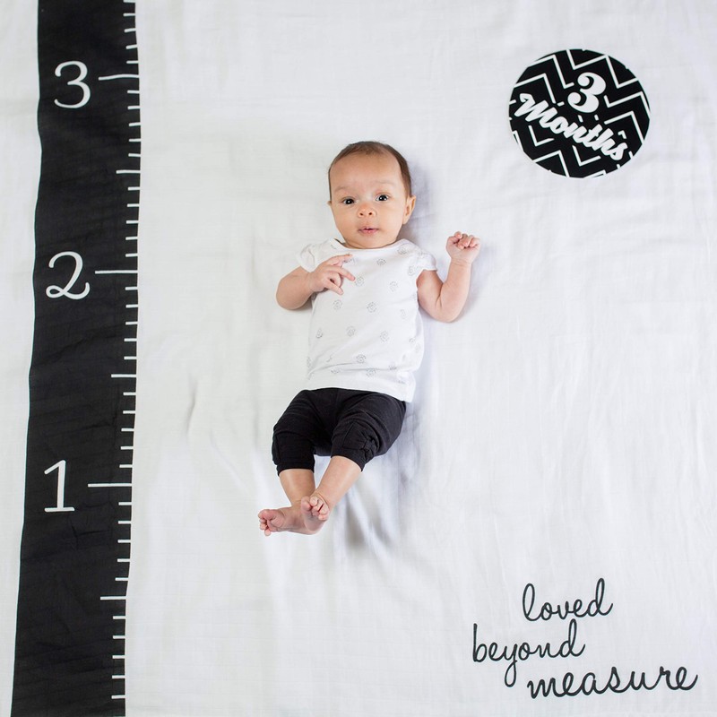 Lulujo Baby's 1st Year Loved Beyond Measure Blanket and Card