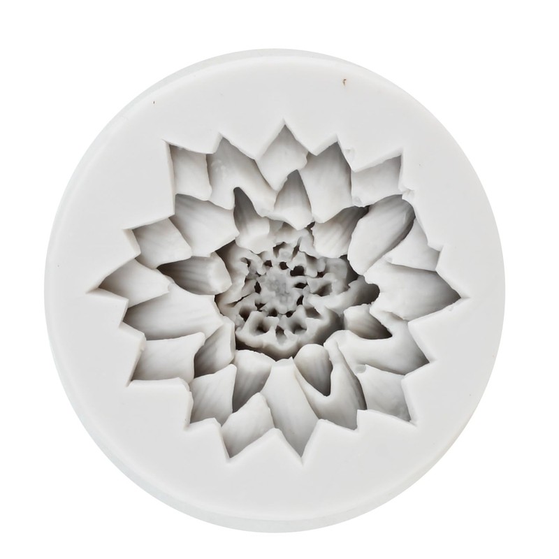 MINFEIDMS Flower Silicone Molds Daisy Flower Fondant Silicone Molds For