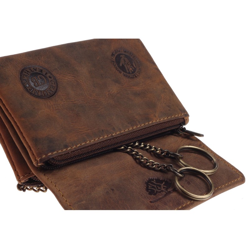 Greenburry Vintage Key Bag Brown I 11.5 x 3.5 x