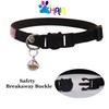 THAIN Bling cat kitten collar Rainbow Rhinestone breakaway diamond with
