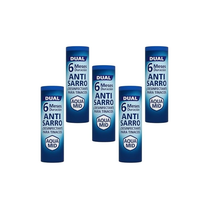 Sistema antisarro para tinaco AquaMid 5 unidades – 6 meses