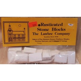 The Lawbre Company VINTAGE STONE BLOCKS BY THE LAWBRE COMPANY #1000  FOR MINIATURE DOLLHOUSE