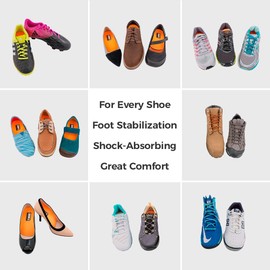 Orange Light A 3/4 Fits MEN'S Shoe 3.5-5, WOMEN'S 5-6.5 is Our Slimmest, Lightest Design, and Provides Essential Support For Both your Metatarsal and Medial Arch, Best For: Close Fitting Shoes, Unisex