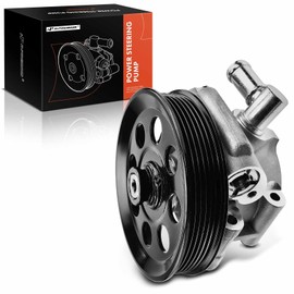 A-Premium Power Steering Pump, with Pulley, Compatible with Ford E-350 2011-2019, E-450 2011-2019, 5.4L 6.8L, Replace # BC2Z3A696A