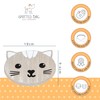 Coasters Set of 6, Wooden Cat Coasters With Holder for