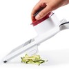 Zyliss E900040 Hand Held Food Slicer, Plastic/Stainless Steel, White/Red, Multi