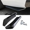 CCOQ 2PCS Car Rear Bumper Diffuser Kit, Anti-Collision Shark Fin