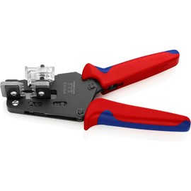 Knipex Precision Wire Stripper with Moulding Blades Burnished with Multi-Component Sleeves 195 mm 12 12 12