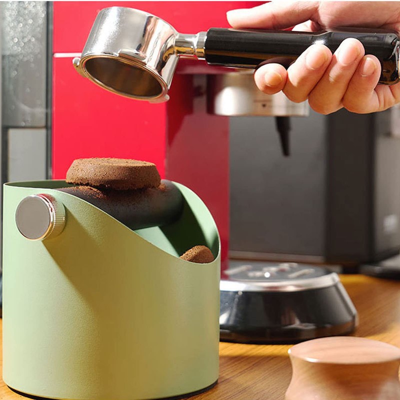 Coffee Knock Box, Small Anti Slip Coffee Slag Bucket with
