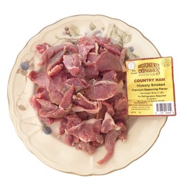 Julia's Pantry Hickory Smoked Country Premium Ham Seasoning Pieces, 2 - 1lb Packages and Sample Red Eye Gravy