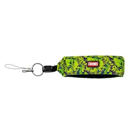 Chums SportFloat Floating Wrist Strap – Waterproof Flotation Strap Keychain – Secure, Comfortable & High-Visibility Floating Key Chain for Boating Kayaking, Fishing & Water Sports (Leaves)