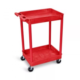 Unbranded FSE Luxor 373-RDSTC11RD Tub Cart - Two Shelves