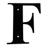 Village Wrought Iron Wrought Iron Letter F Small 6" (Made
