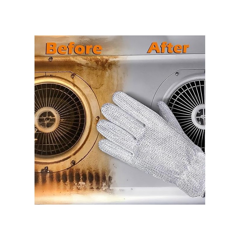 1 pair Wezxrauo Heavy Duty Dishwashing Gloves - Heat &