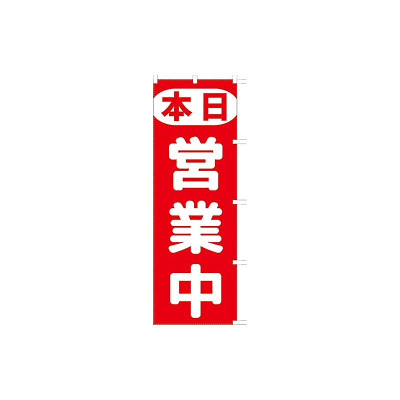 Business Today 871066001 Nobori Flag, Anti-fray Processed (Sanyu White Coat)